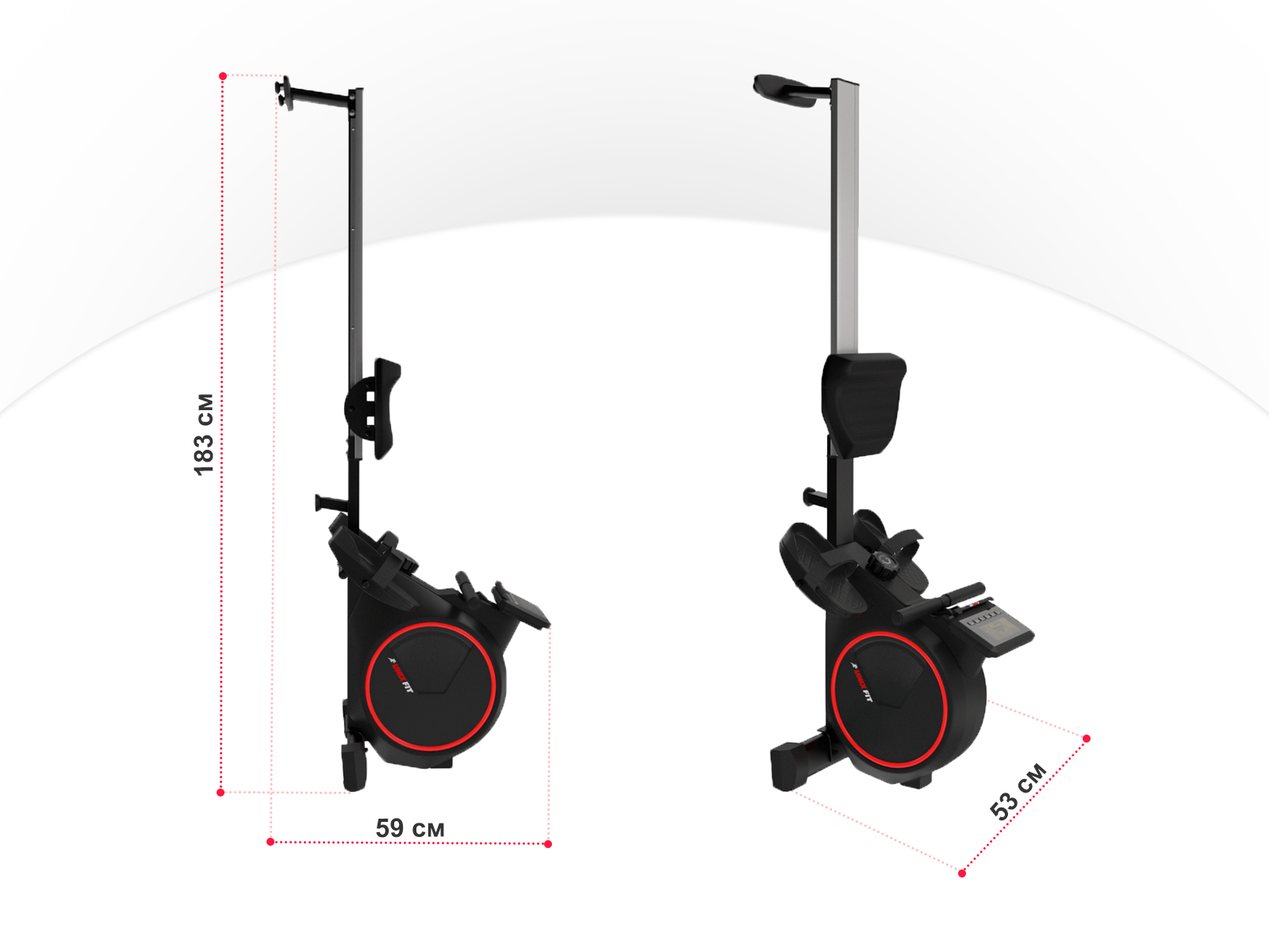 Гребной тренажер UNIX Fit Techno Rower 410