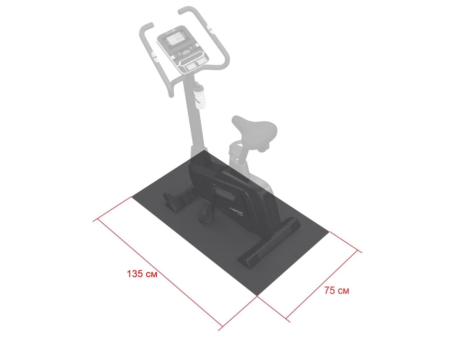 Коврик UNIX Fit для кардиотренажеров (135/75)