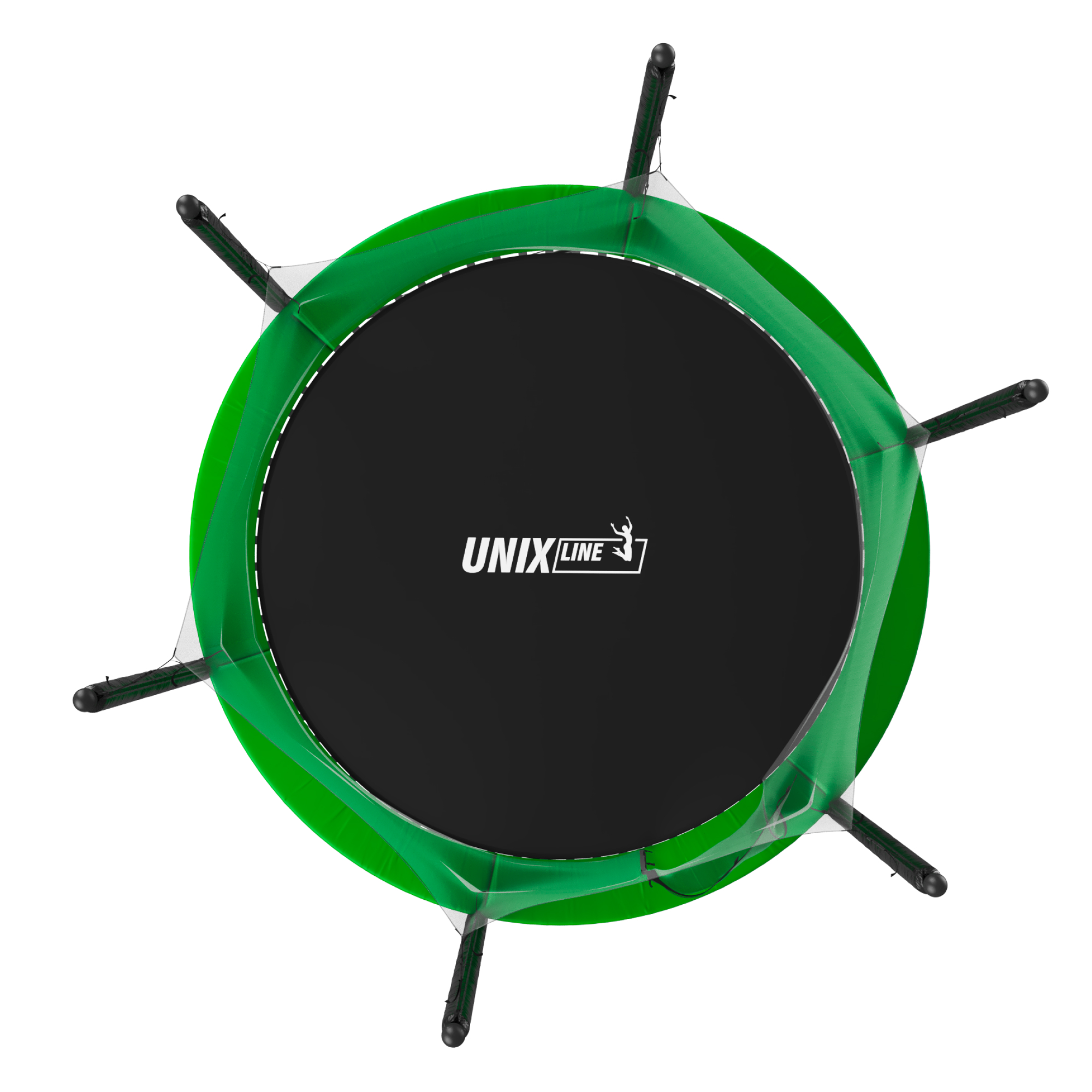 Батут UNIX Line Simple 8 ft Green (inside)