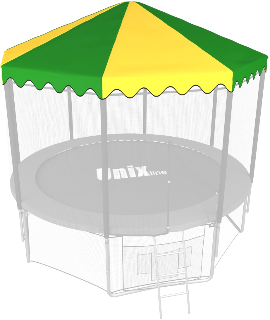 Крыша для батута UNIX Line 8 ft Green/Yellow